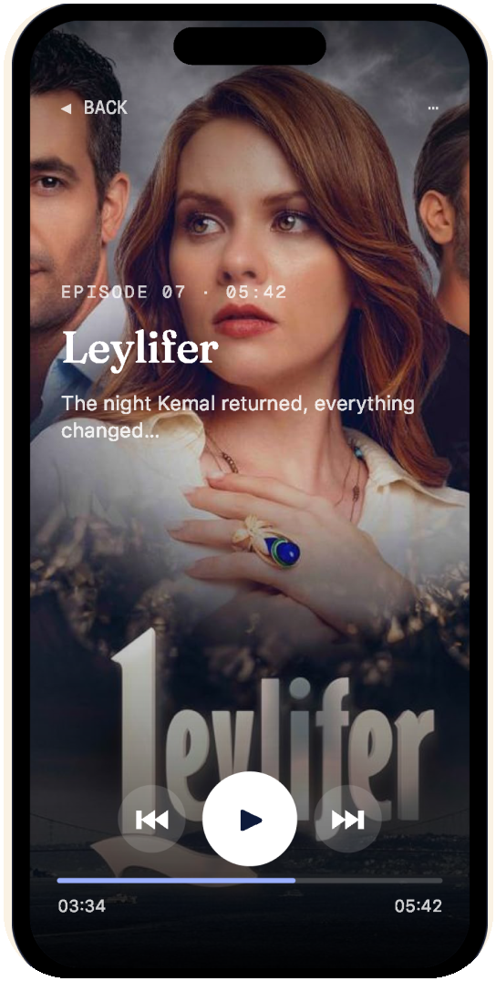 Leylifer mobile app screen
